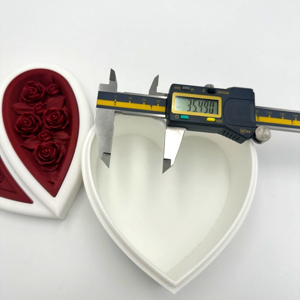 3D printed part with precise dimensions