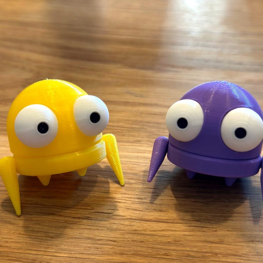 Multicolour 3D printed figures